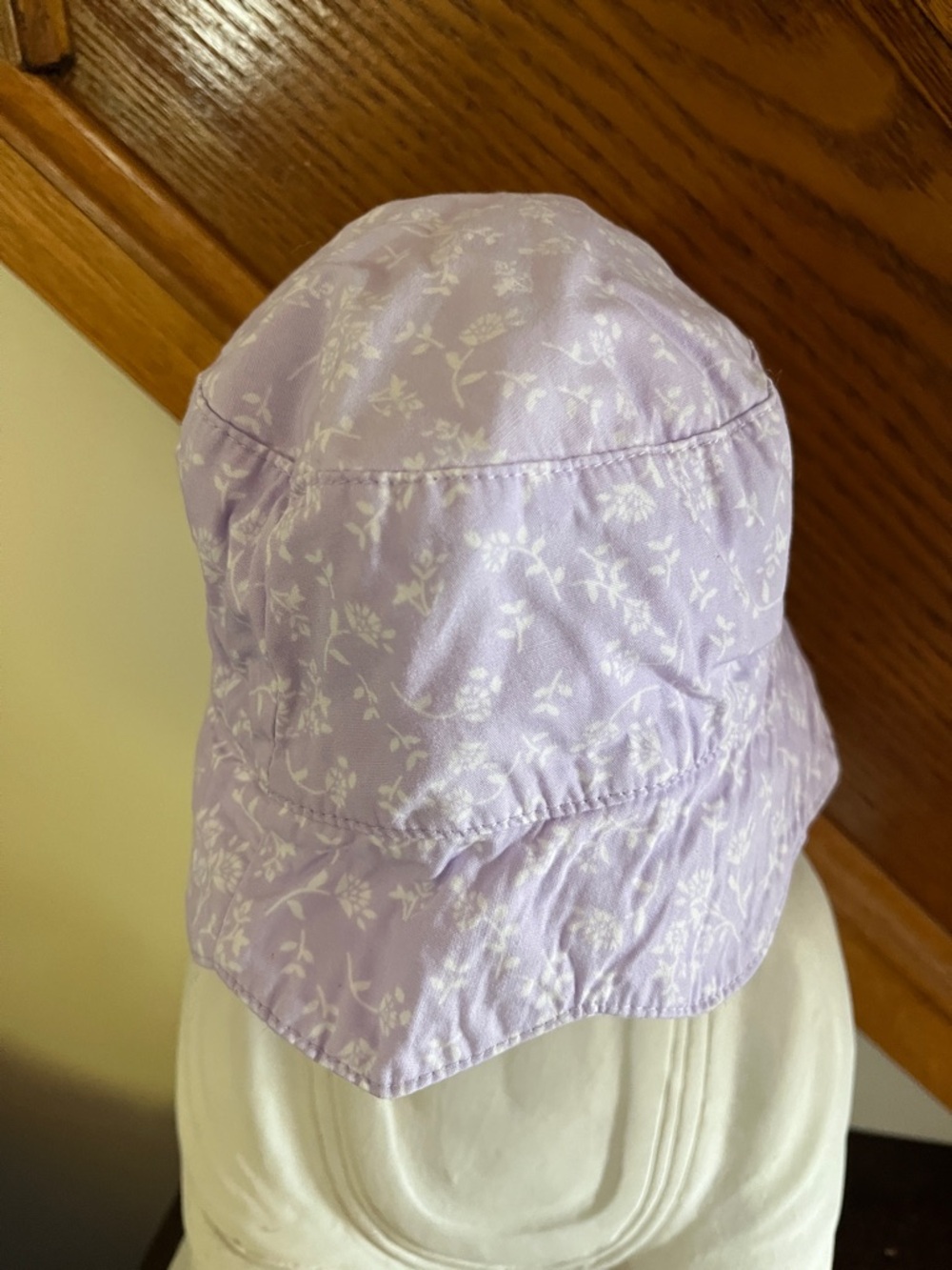 Lavender Floral Classic Pooh Sun Hat for Kids - Picture 3 of 13